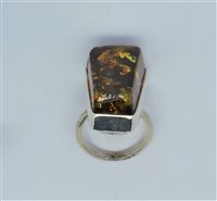 Anello Guerretta Gioielli Donna Anello Argento in Argento Ambra AN27-14 - AN27-14